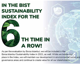 In the BIST Sustainability Index For the 6th Time In a Row